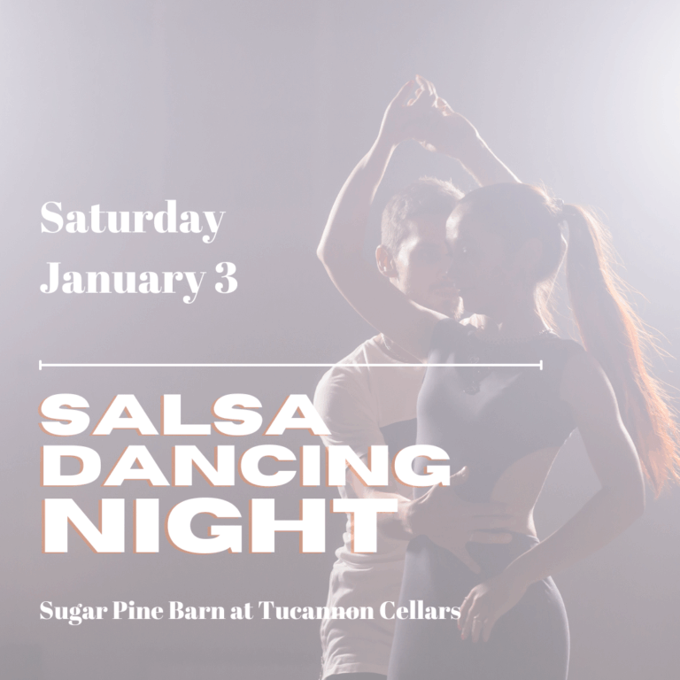 Salsa dance event January 3 at Tucannon Cellars.