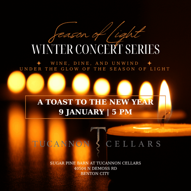Winter concert series at Tucannon Cellars, January 9th.